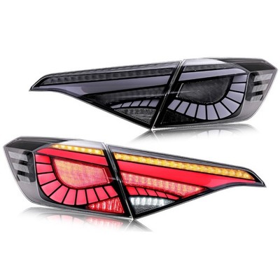 Clear White LED Tail Light w/ Dynamic For 2022-2026 Honda Civic Sedan Rear Lamps
