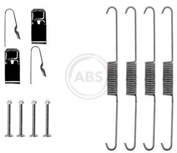 ZubehöRsatz Bremsbacken A.B.S. 0725Q FüR Suzuki Carry 0S SJ410 Os ST90-image