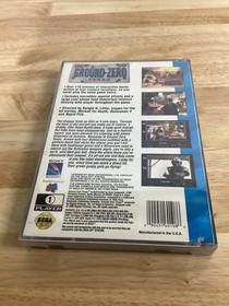 Ground Zero Texas Sega CD Complete 2 Discs w/ Reg Card TESTED