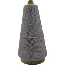 Vintage 1980s Gray Sewing Thread Cone Yarn Weaving Knitting