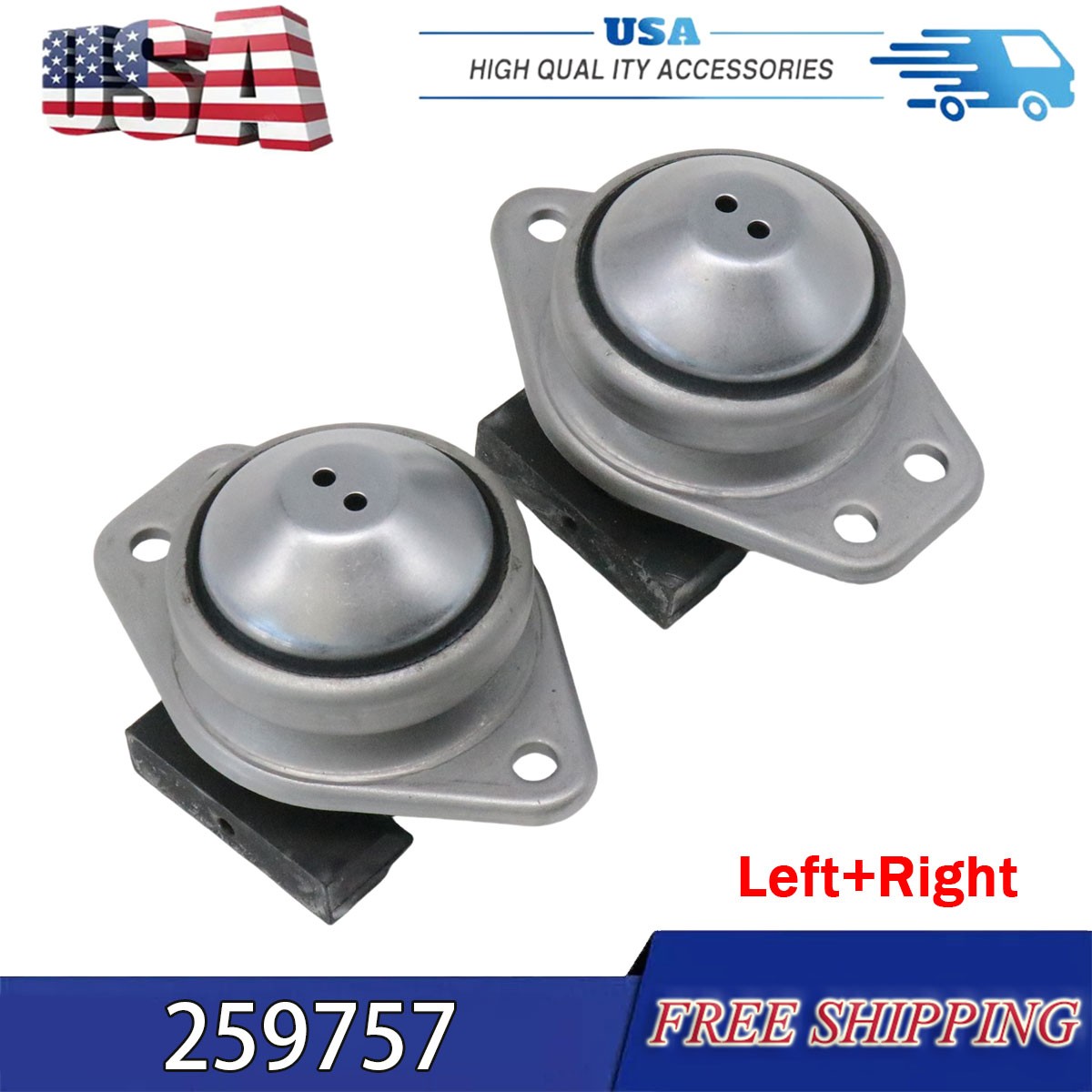 For Ferrari 458 FF F12 812 GTC4 259757/259756 Engine Flexible Mount Left & Right