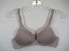 Bali One Smooth U Ultra Lite Spacer Bra 36B Purple Wireless Rhinestone 3440
