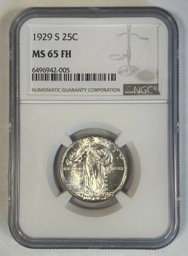 1929-S Standing Liberty Quarter NGC MS 65 FH PQ