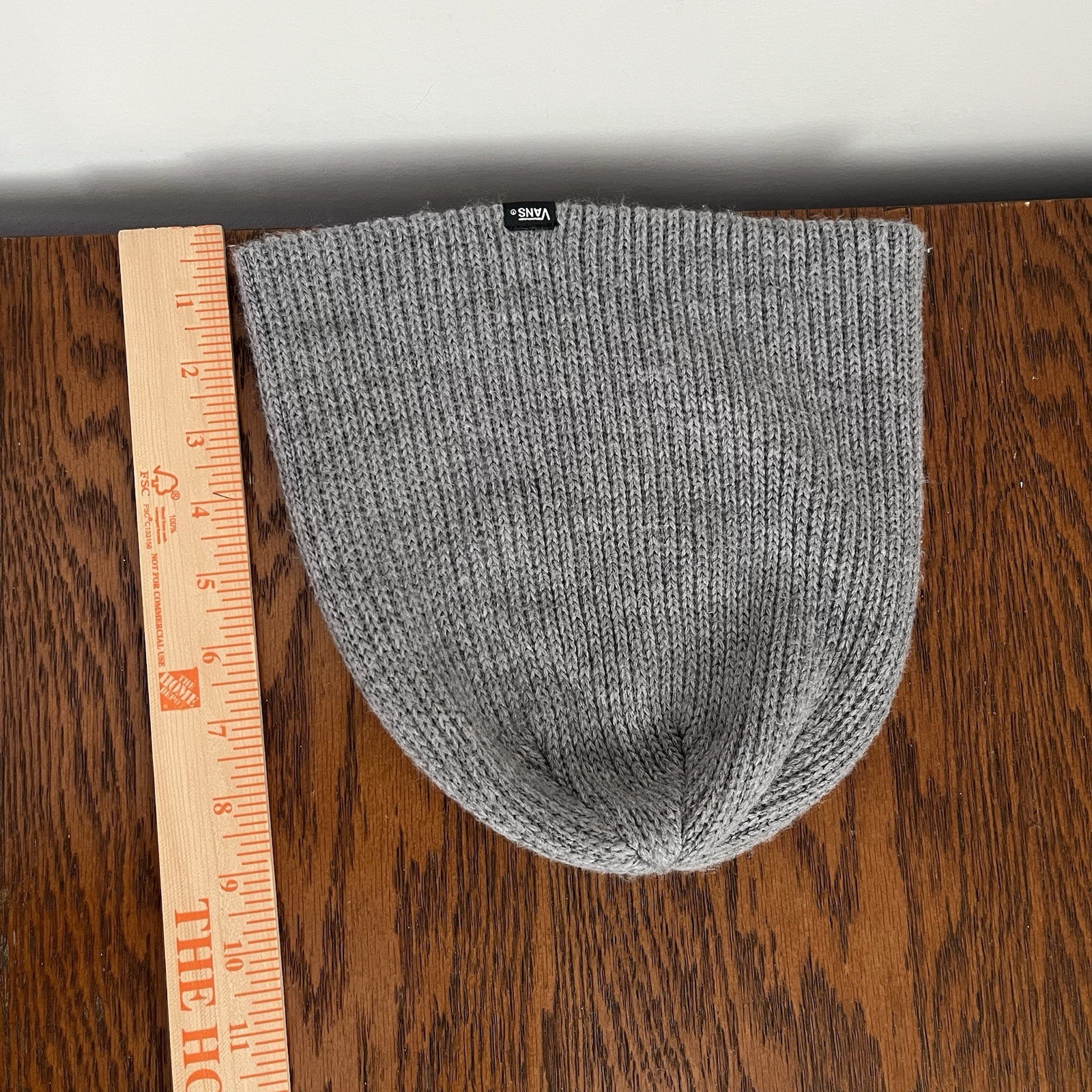 Vans Core Basic Cuff Beanie Gray Knit Skater Wint… - image 7