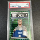 2025 Panini Mosaic Notoriety Jaxson Dart #11 Green Mint 9 New York Giants RC