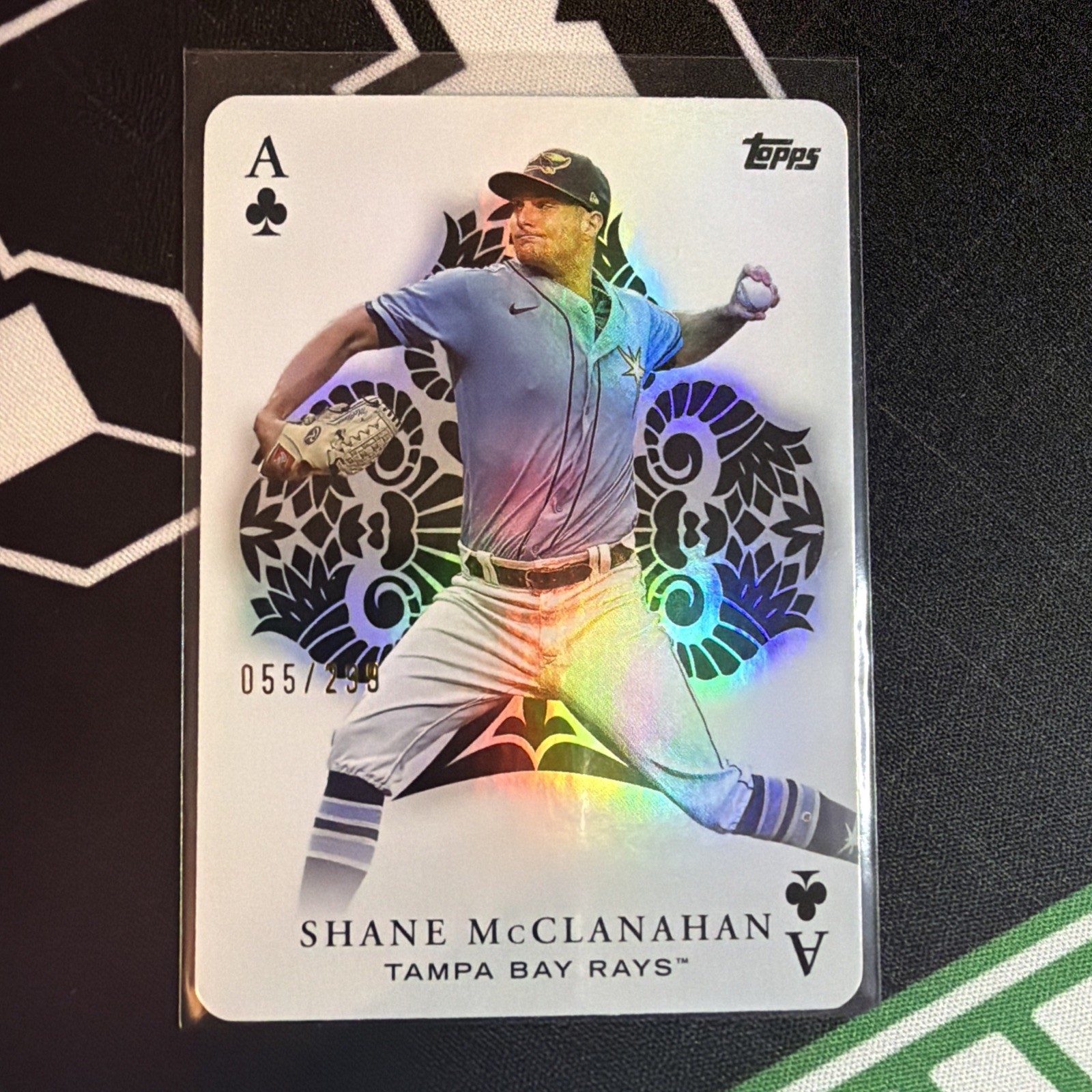 2023 Topps Series 1 All Aces Shane McClanahan Black AA-12 /299 Rays