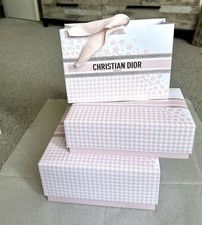 NEW  Limited Edition 3PC DIOR Pink Gift Box  Gift Bag