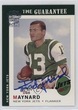 2004 Topps All-Time Fan Favorites Auto Don Maynard #DM Auto HOF r7d