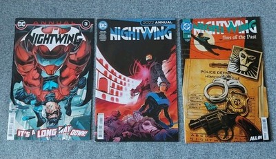 3x US Nightwing Annual 2025, 2022, 2022. DC Comics