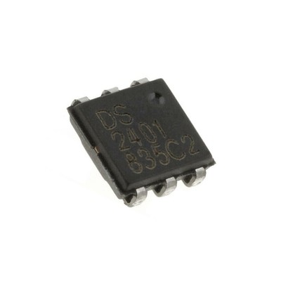 DS2401P+ Memory ROM 64bit TSOC6 serial Mounting: SMD 2.8-6VDC MAXIM INTEGRATE