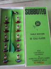 Subbuteo Set 7 pesi massimi West Ham United Aston Villa Burnley