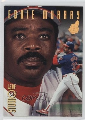 1996 Leaf Studio Gold Press Proof /500 Eddie Murray #96 HOF 0q3