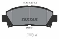 Bremsbelagsatz FÜR Toyota Avensis ( T22 ) - Textar 2196102