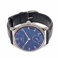 IWC Portugieser IW545407 44mm SS Black Dial Hand-Wind with Box & Papers #KN318 6