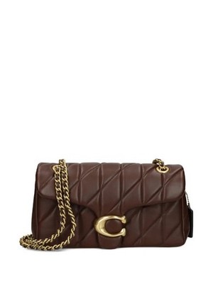 Coach Tabby Shoulder Bag 20 With Pillow Quilting Brown