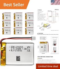 10PACK Lithium Polymer Battery 3.7V 320mAh 402535 Lipo Rechargeable Battery P...