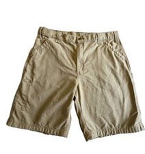 Carhartt Carpenter Shorts Mens 40 Olive Green Canvas Original Fit Utility Work