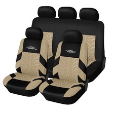 Cubre Asientos Para Autos Forro De Carro Cobertores Carros Fundas Forros Beige