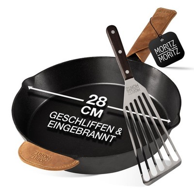 Moritz & Moritz Gusseisenpfanne Induktion 28 cm - Antihaft - alle Herdarten