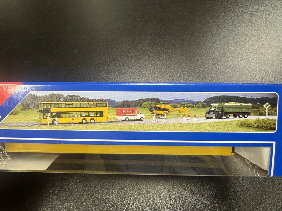 SIKU 1884-modellino 1:87 - AUTOBUS URBANO A DUE PIANI GIALLO- NUOVO - SIGILLATO - Immagine 4 di 4