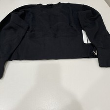 DKNY sport Women s Cropped Crew Black Size M