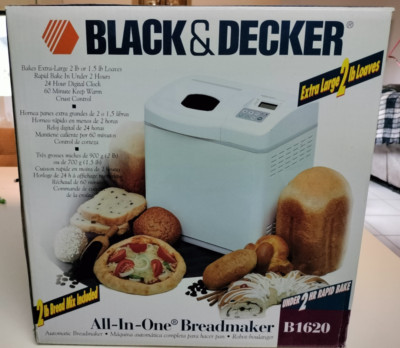 NEW! In Box. Black & Decker All-In-One Automatic Bread Maker B1620