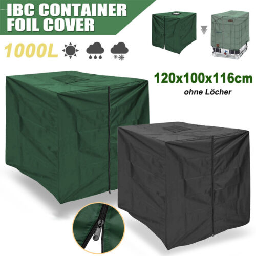 1000L IBC Tank Container Wassertank Abdeckung UV-Schutz Folienhaube Hülle 2Farbe - Bild 1 von 39