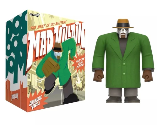 MADVILLAIN All Caps 16" Supersize Figure MF Doom x MadLib by Super7