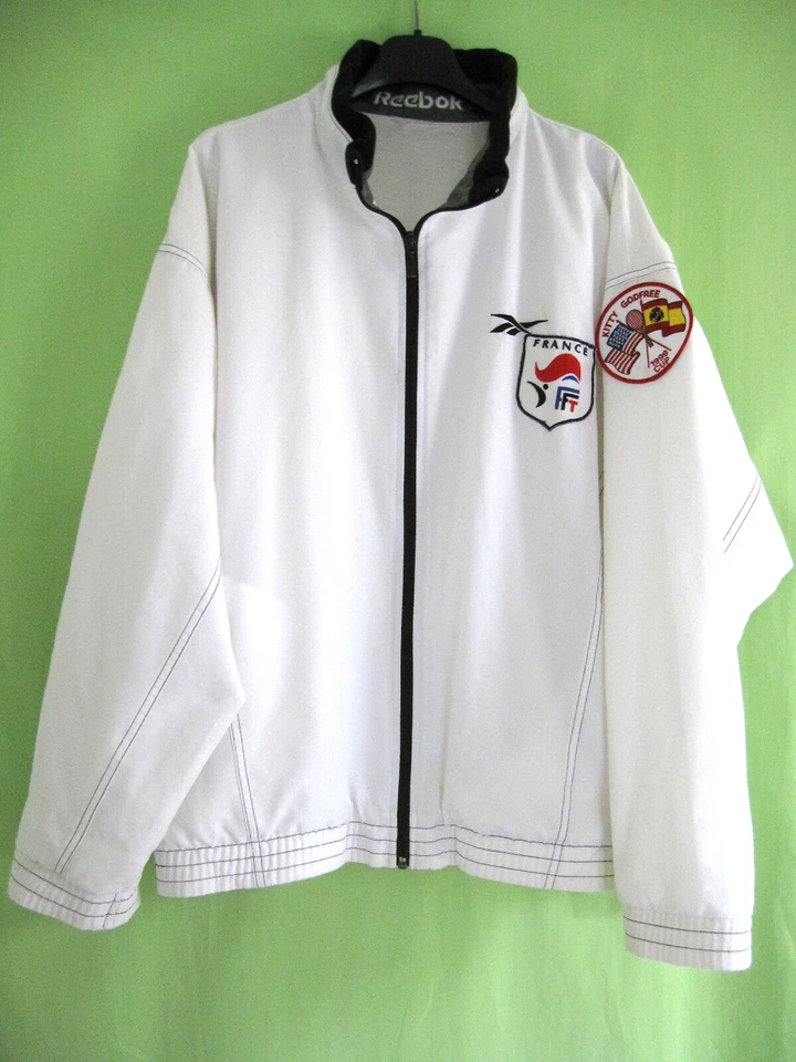 Veste Reebok FFT Tennis France Kitty Godfree Cup 1999 Vintage Jacket - M - Photo 1/4