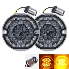 3.25" Motorcycle Turn Signal Light 1157 For Harley Davidson Road King Glide FLTR