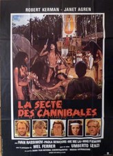 EATEN ALIVE - CANNIBAL / JUNGLE - ORIGINAL LARGE FRENCH MOVIE POSTER