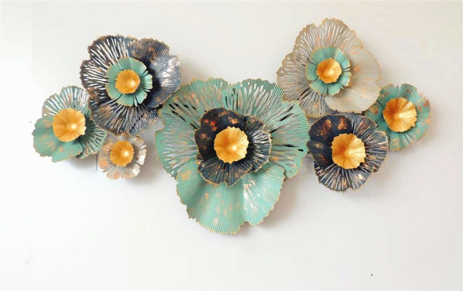 Huge Metal Wall Art Circles Hanging Sculpture Home Decor Indoor/Outdoor