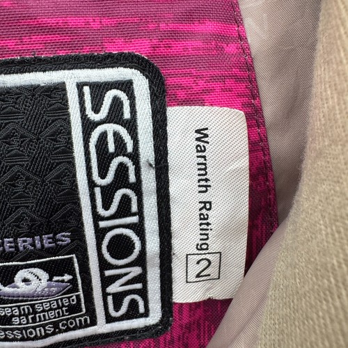Sessions Terrain Snowboarding Jacket Men's Medium Pink Fuchsia - Picture 5 of 15