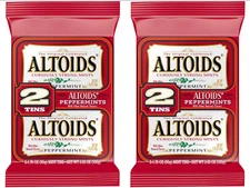 Altoids Peppermint Mints Single Pack, 1.76 ounce (Pack of 2) Lot of 2