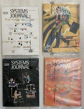 Lot Of 4 Vintage Issues of IBM Systems Journal s 2007 Rare HTF NIP