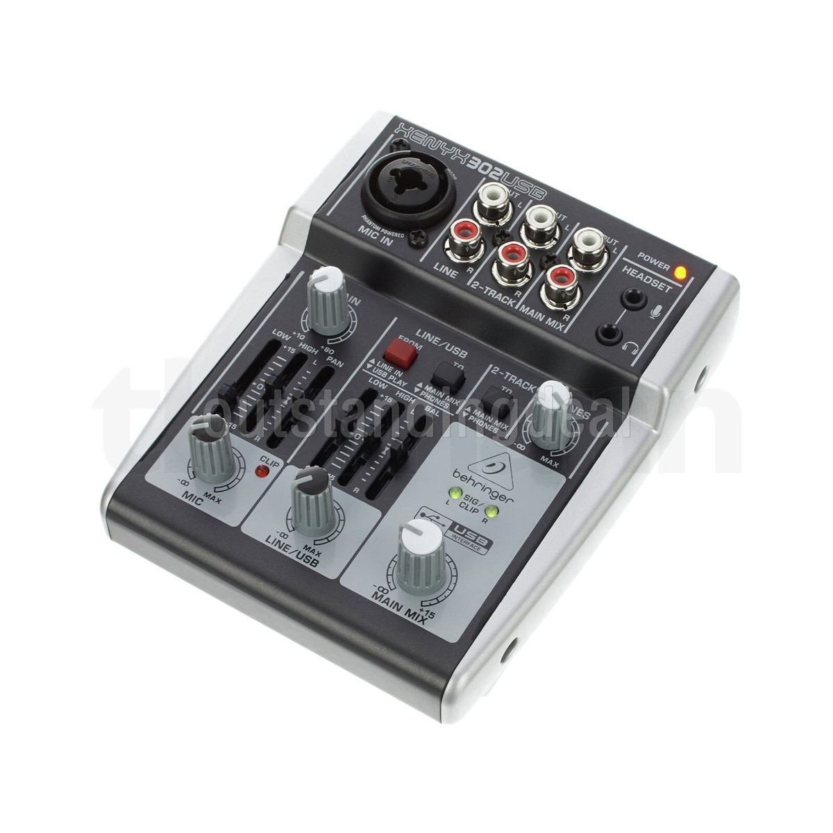 Xenyx 302USB 5-Input Audio Mixer Mic Preamp USB/Audio