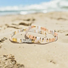 Sweet Paradise - Tila Beaded Bracelet-stack of 2