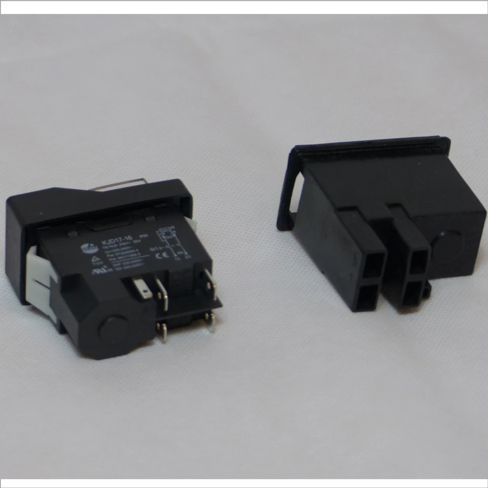 Schalter KEDU KJD 17 passend für ASGATEC EH 2501 Häcksler Gartenhäcksler Neu - Bild 4 von 4