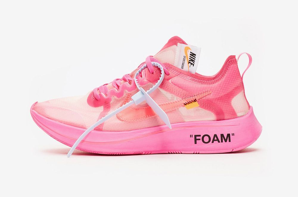 AJ4588-600 Off-White × Nike Zoom Fly Pink (Men's) | eBay