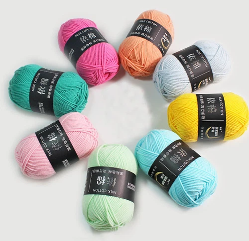 62 Colors Milk Cotton Skeins Hand Knitting Wool Baby Crochet Chunky Yarn 50g - Picture 12 of 87