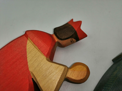 Figuras de belén Ostheimer Santos Reyes Magos carpintería madera - Imagen 4 de 11