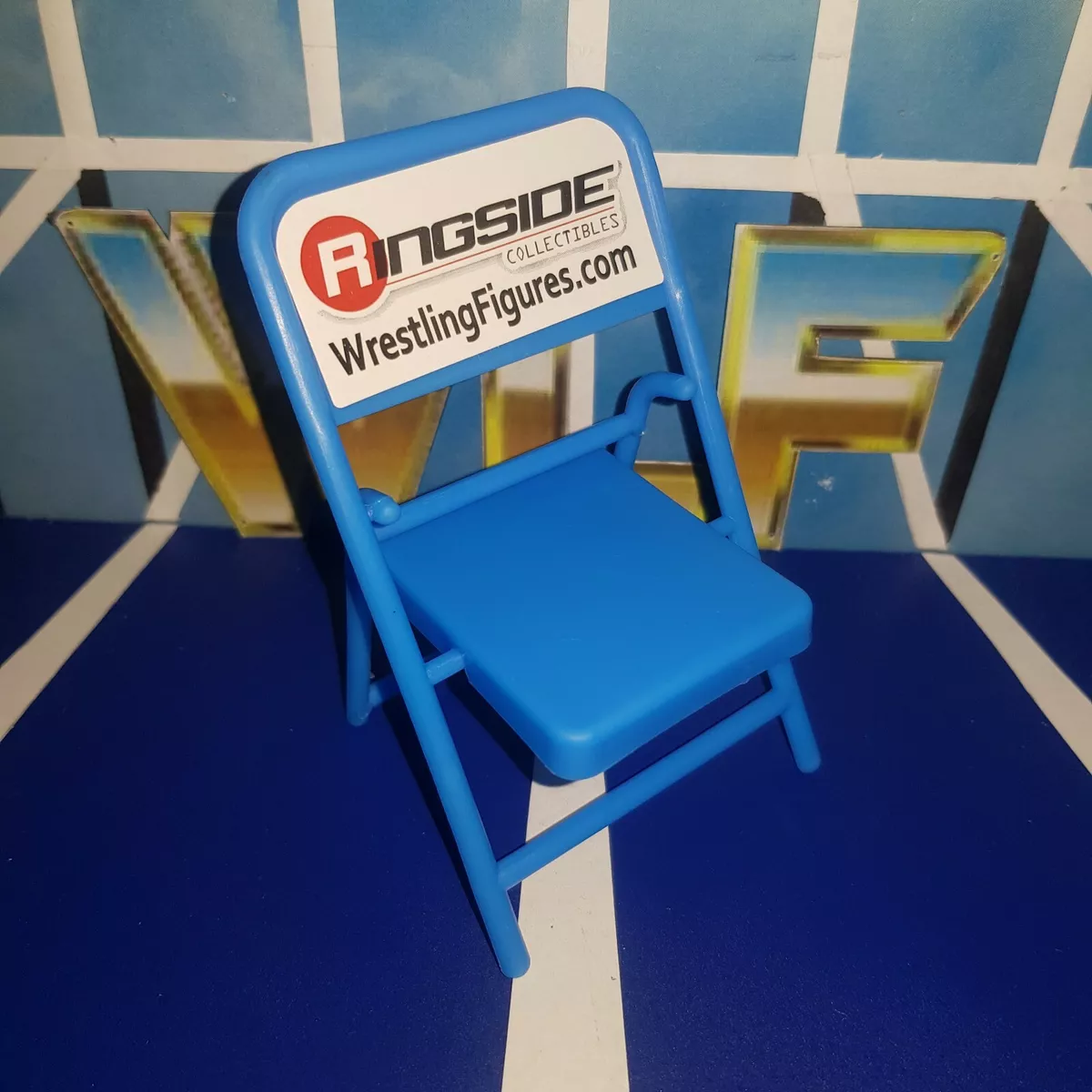 Blue Steel Chair RSC Accessories for WWE Wrestling Figures