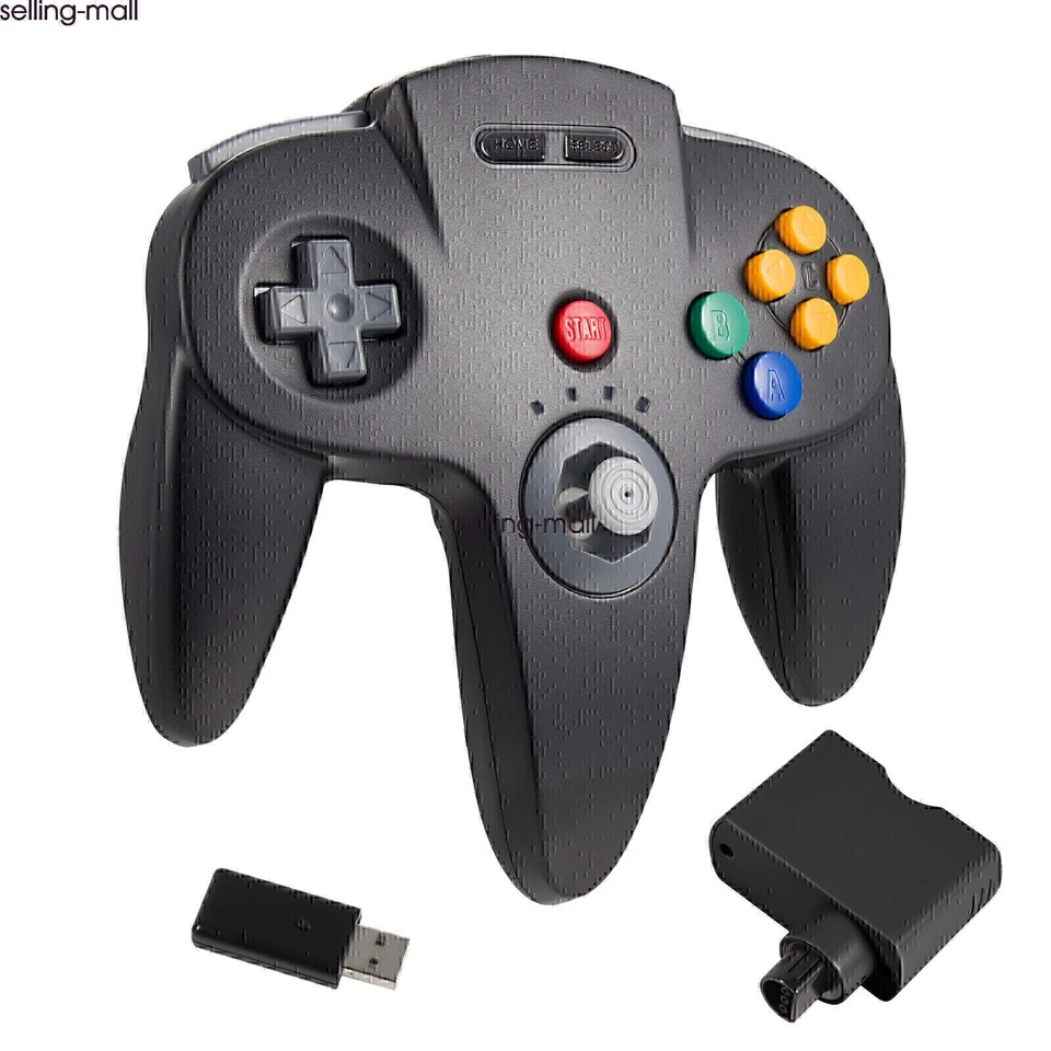 Wireless N64 Switch Online Controller & Adapter for N64 Switch Switch 2 PC Mac - Image 2 of 4