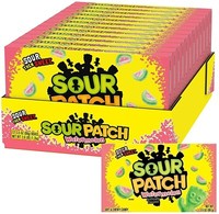 12X Sour Patch Wassermelone Aromatisiert Theater Kiste Weich & Kaubonbon Candy