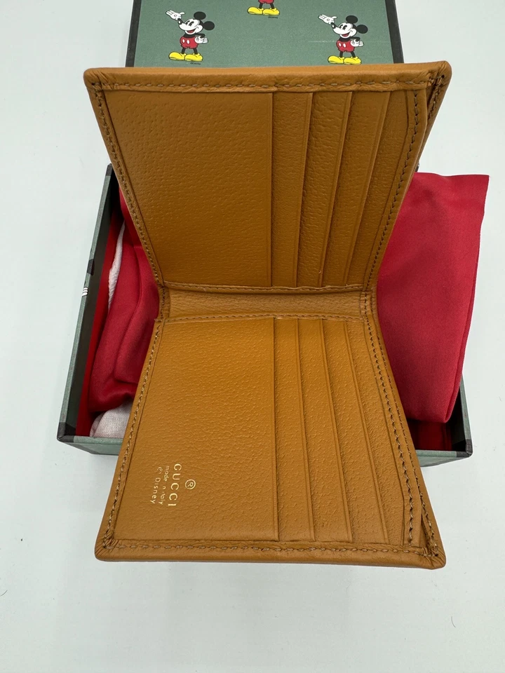 Gucci x Disney Vintage GG Supreme Mickey Mouse Bifold Wallet - Image 4 of 4