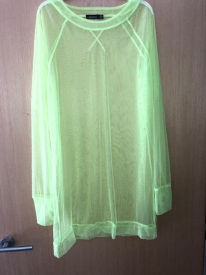 neon yellow beach cover ups