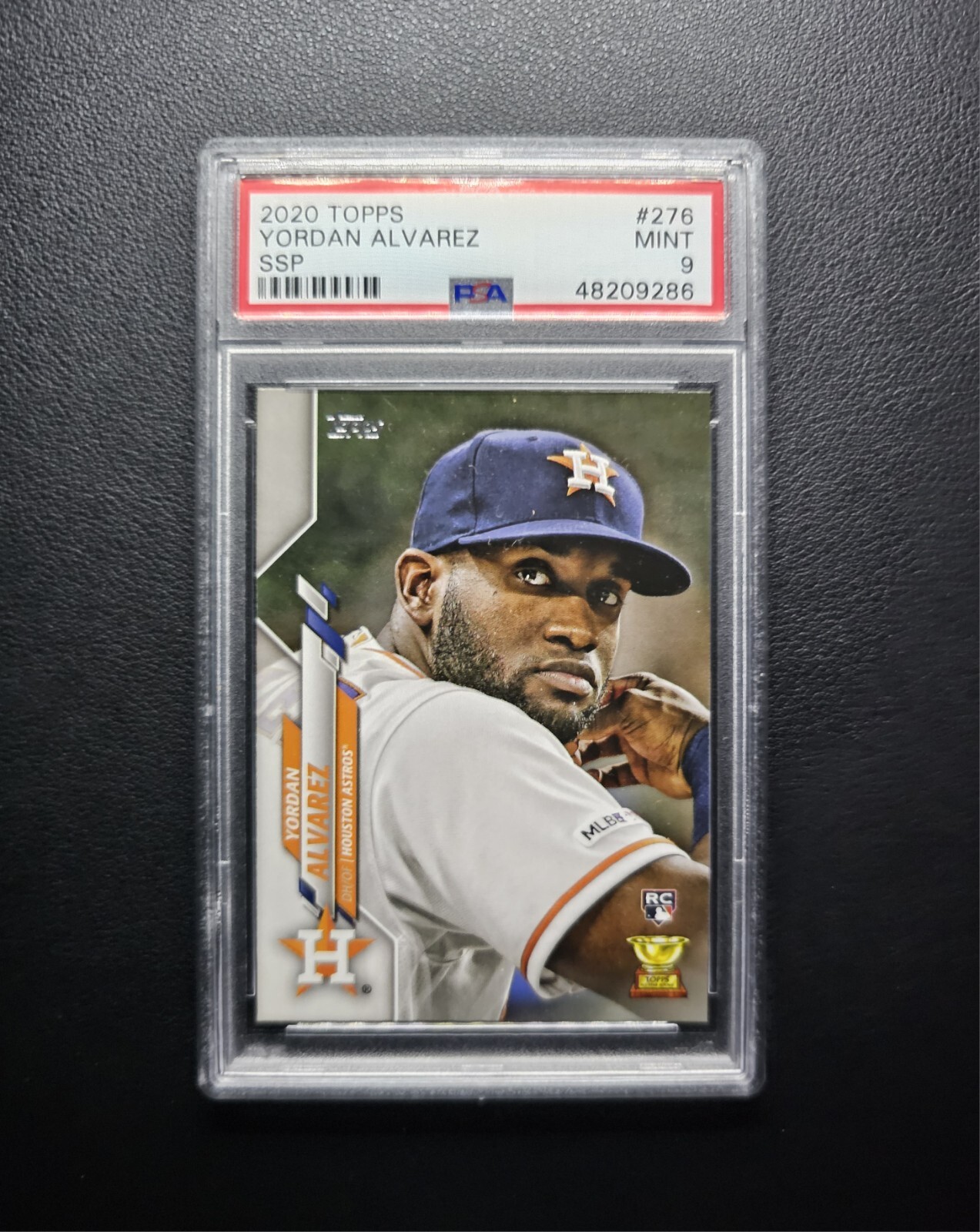 2020 Topps SSP RC Close Up Image Variation Yordan Alvarez PSA 9 #276 Rookie Card