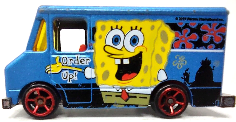 SpongeBob SquarePants Hot Wheels 1976 Order Up Van Mattel 2012 - Image 2 of 4