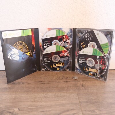 L.A. Noire -- Complete Edition (Microsoft Xbox 360, 2011) Full Set  4 Disc