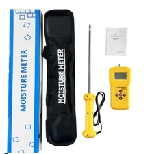 Digital Hay Moisture Meter Tester Hays Moisture Content Test Instrument 0-80%